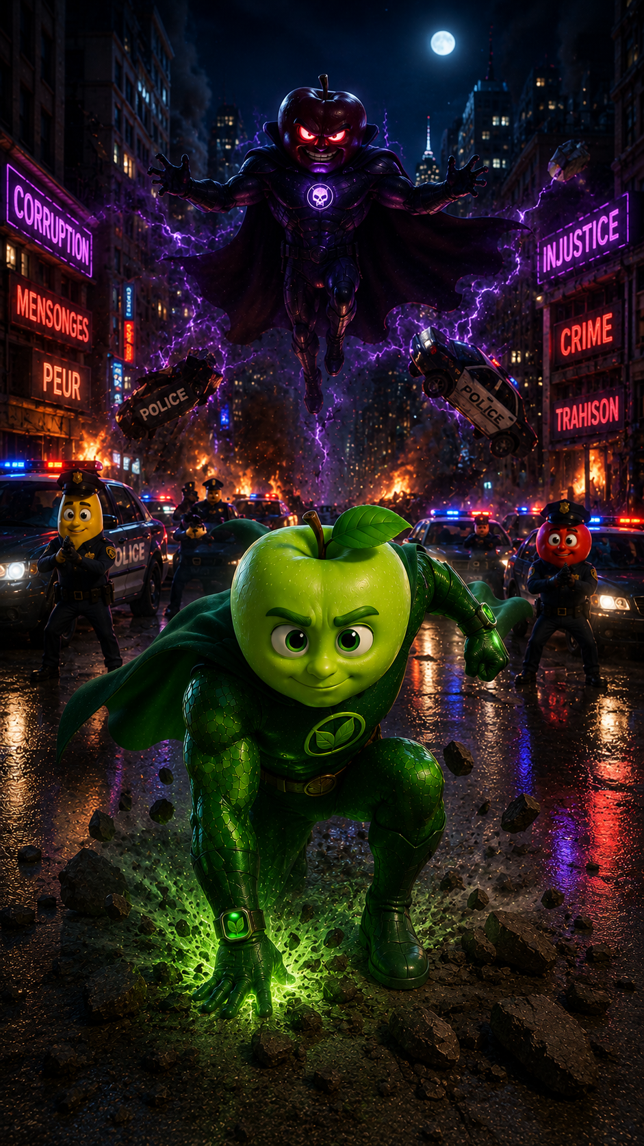 Pom-Man prêt à combattre