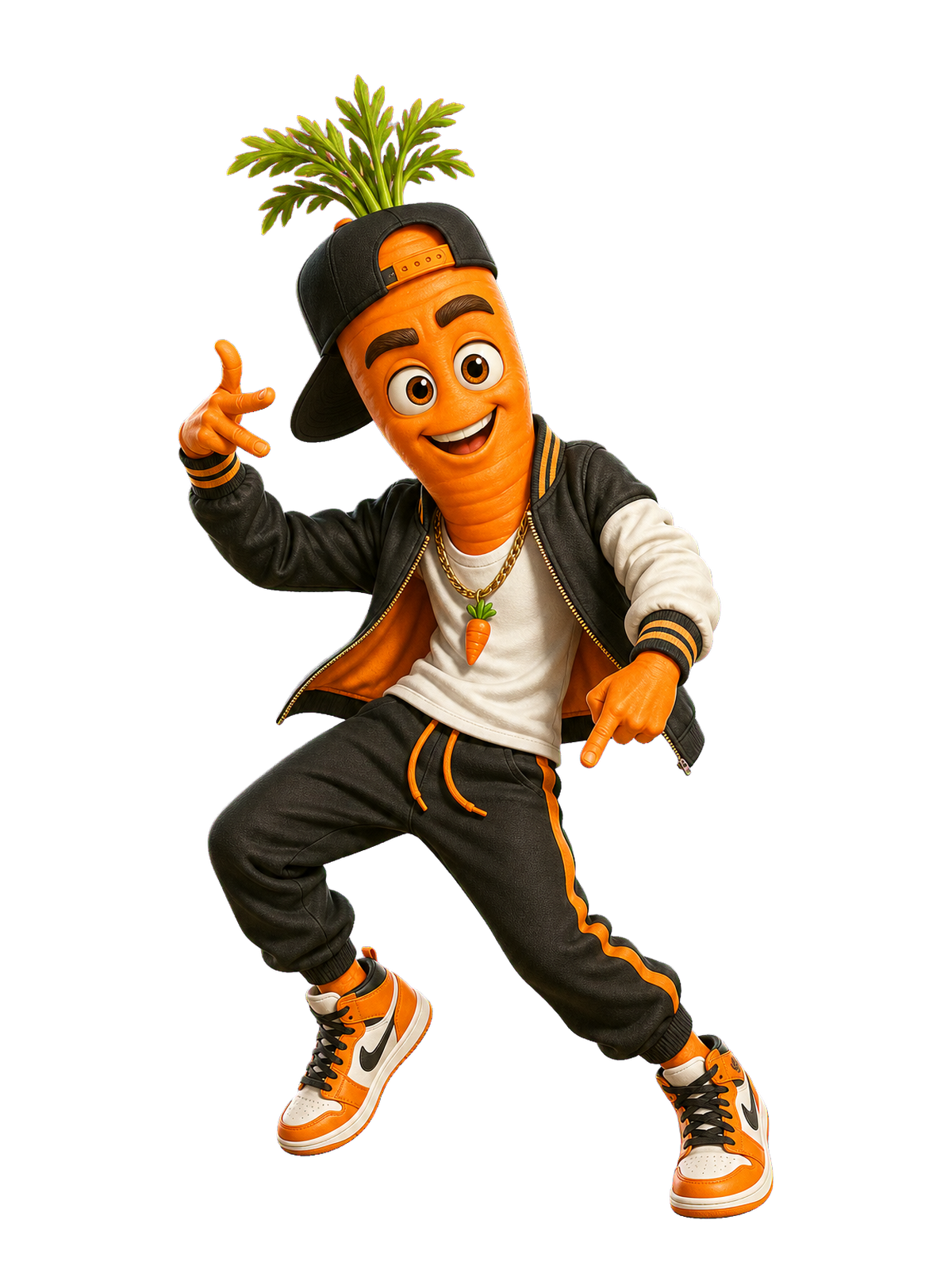 Carotte danseur hip-hop