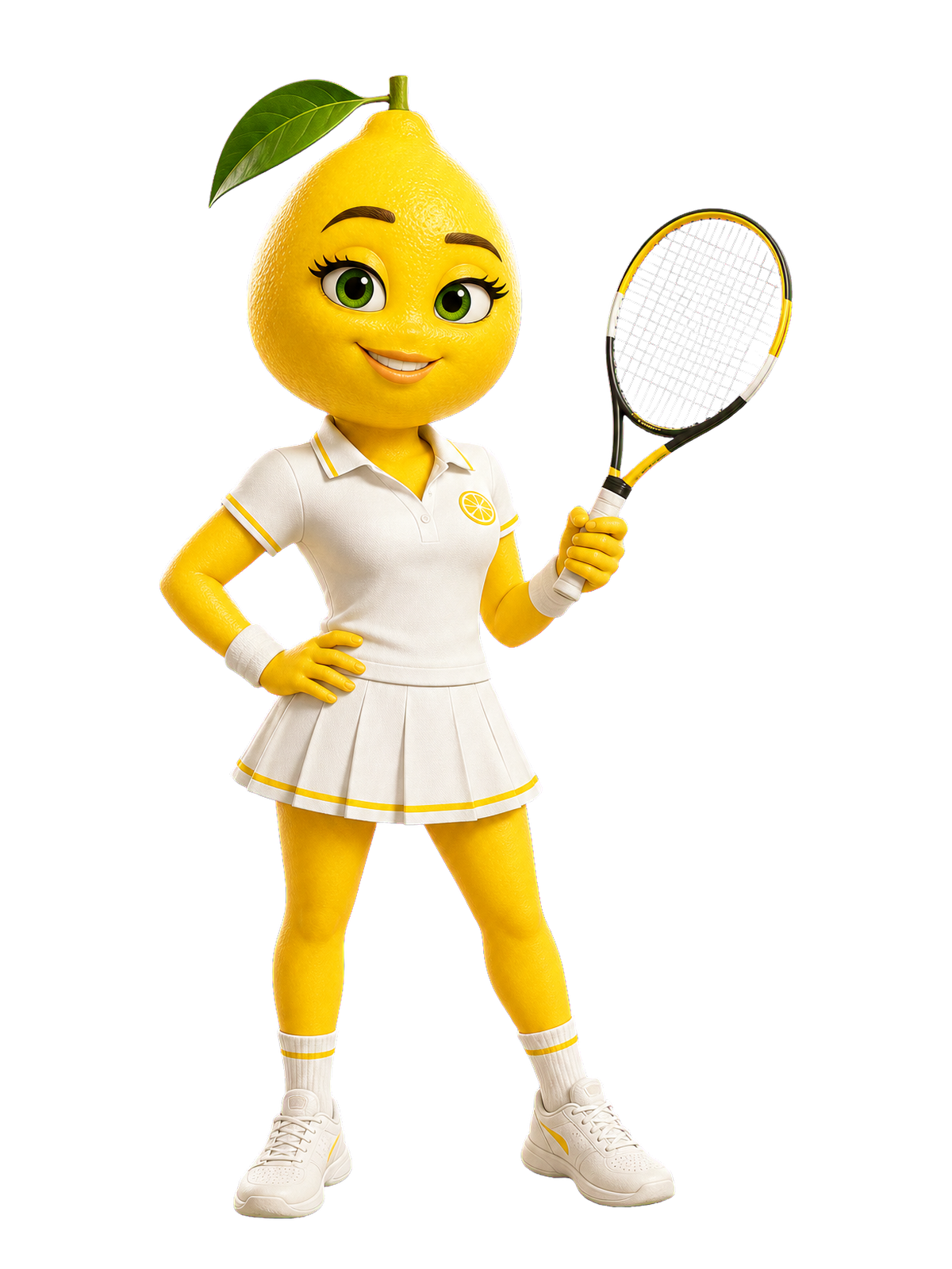 Citron joueur de tennis