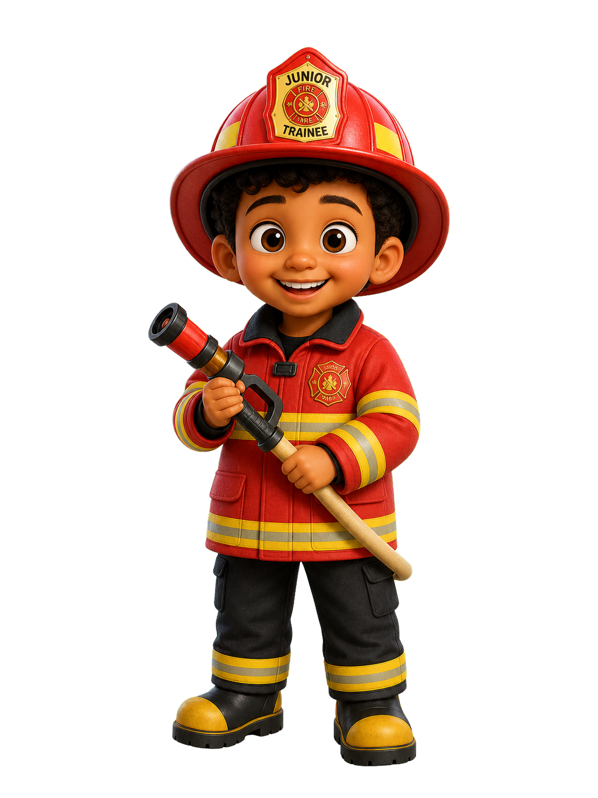 Enfant pompier trainee