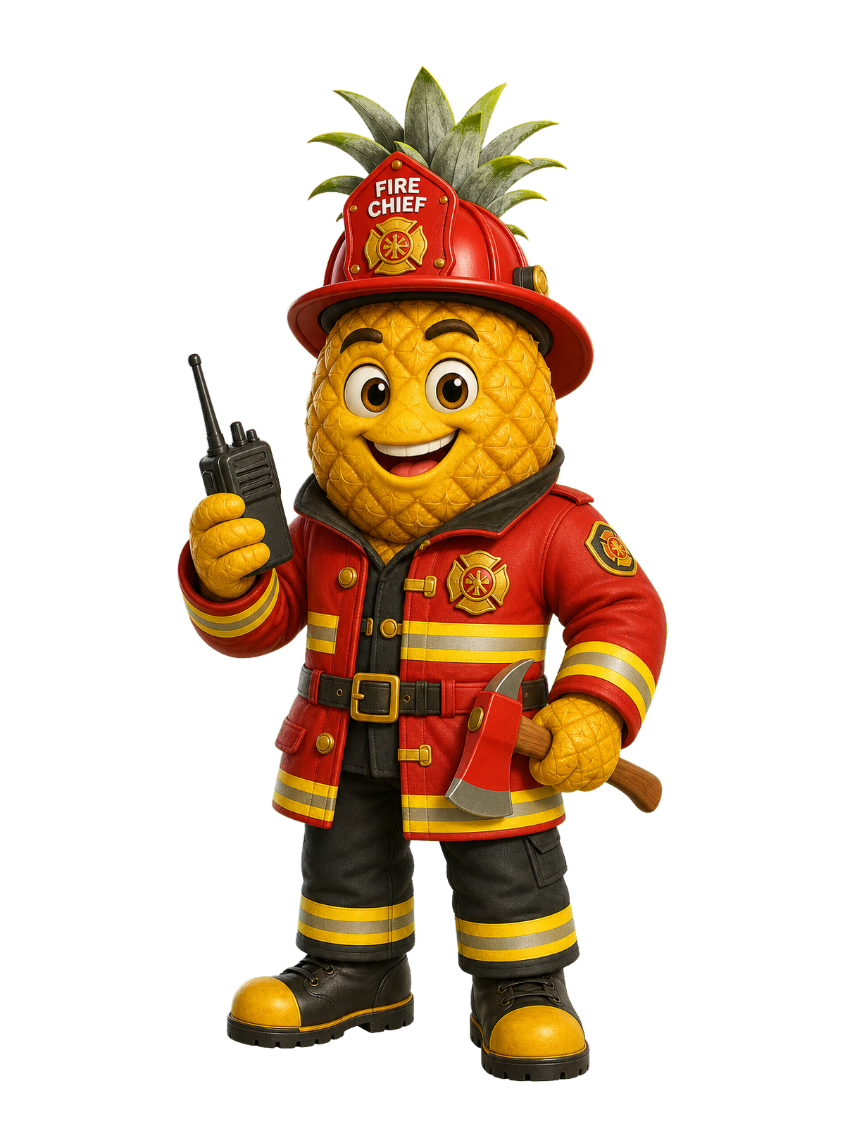 Ananas chef pompier